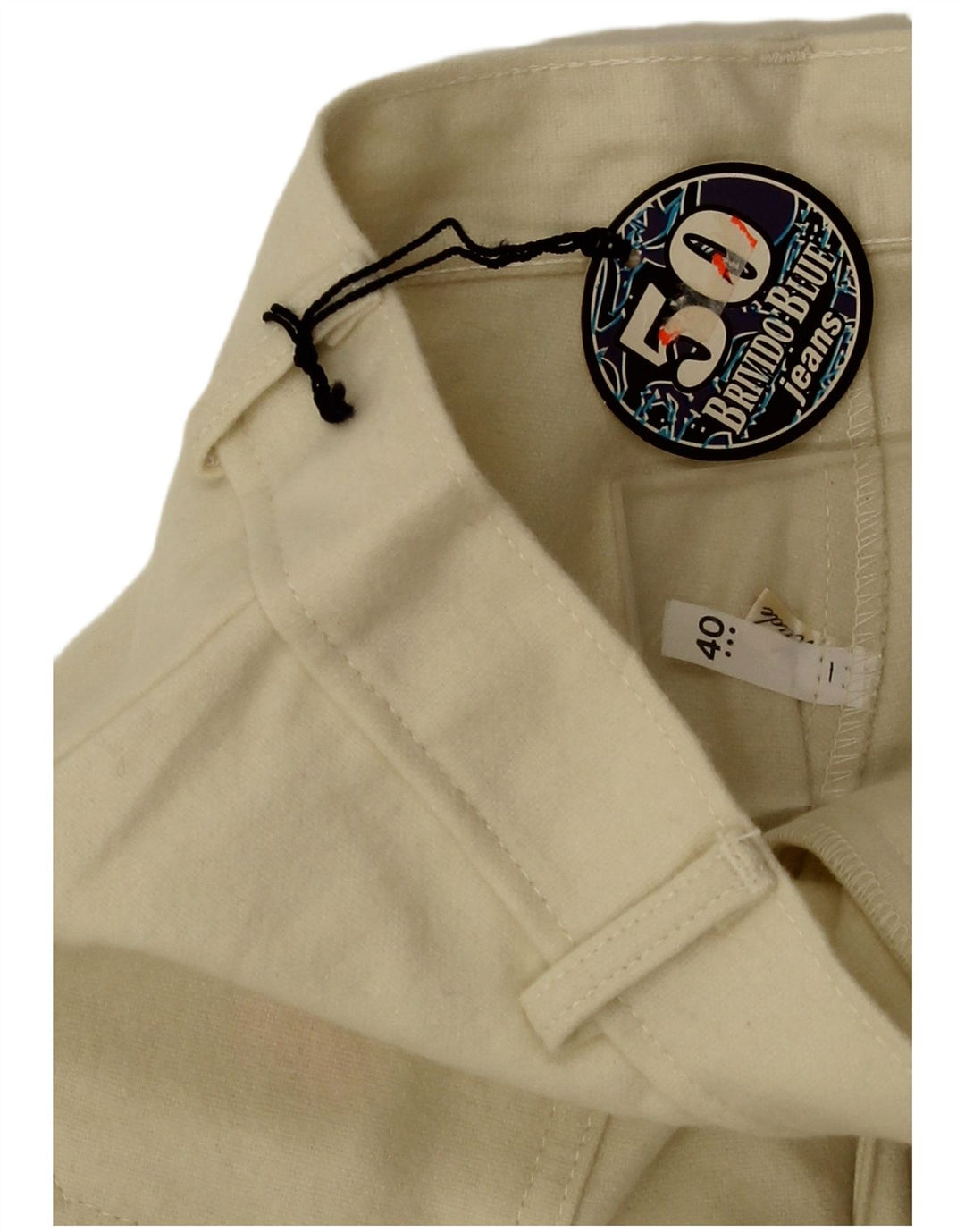 Vintage Womens Bootcut Casual Trousers IT 40 Small W26 L32 Beige
