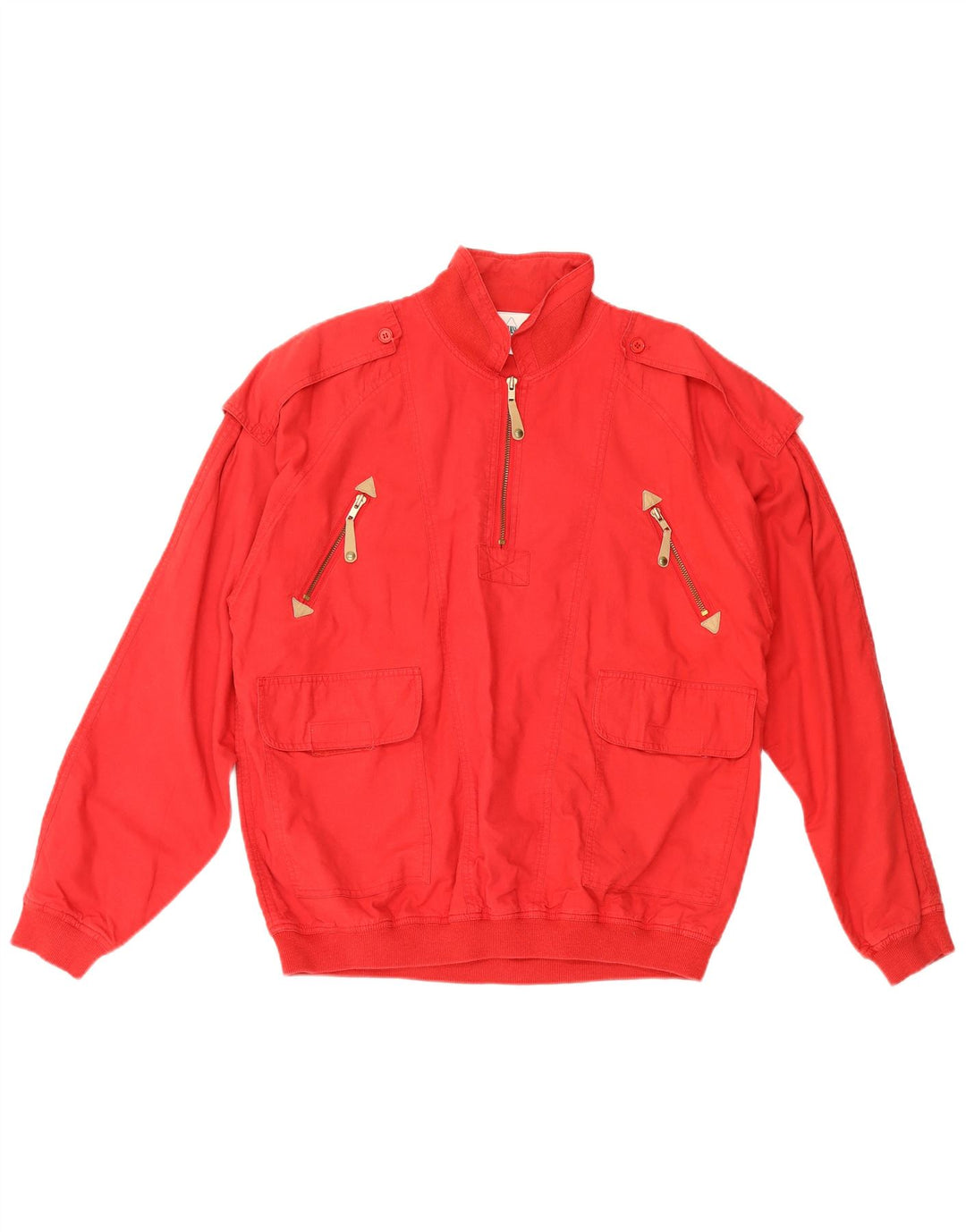 C&A Mens New Fast Military Anorak Jacket EU 48/50 Medium Red Cotton