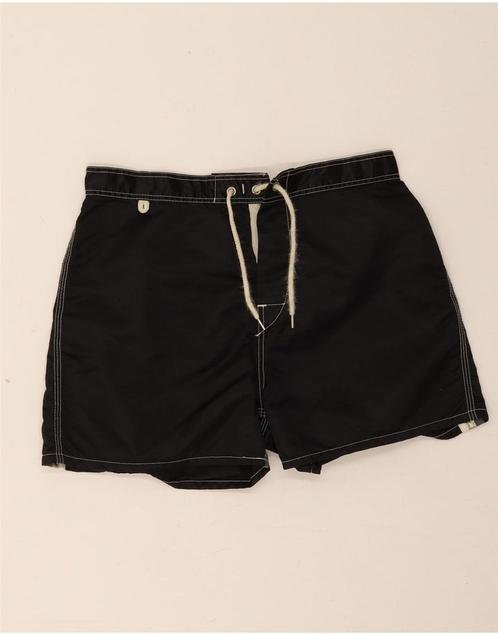 Sundek Mens Swimming Shorts Medium  Black Nylon
