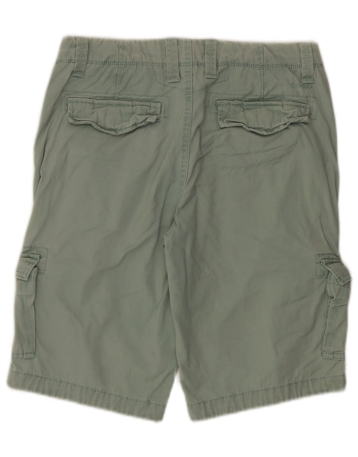 Fat Face Womens Cargo Shorts UK 10 Small W30  Green Cotton