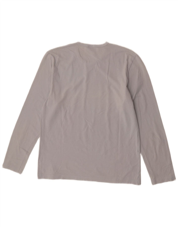 Calvin Klein Jeans Womens Top Long Sleeve UK 18 XL Grey