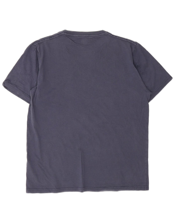 Dickies Mens T-Shirt Top Large Navy Blue Cotton