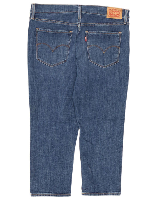 Levi's Womens 311 Shaping Skinny Capri Jeans W30 L21 Blue Cotton