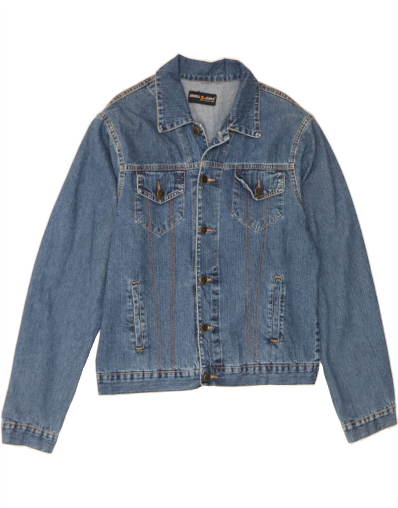 VINTAGE Mens Denim Jacket UK 38 Medium Blue Vintage Vintage and Second-Hand Vintage from Messina Hembry 