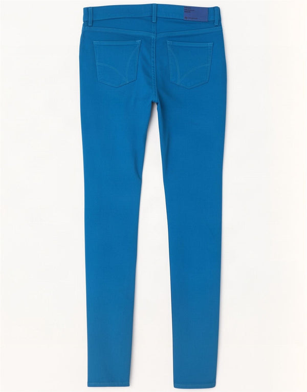 Adidas Womens Skinny Jeans W28 L32 Blue Cotton