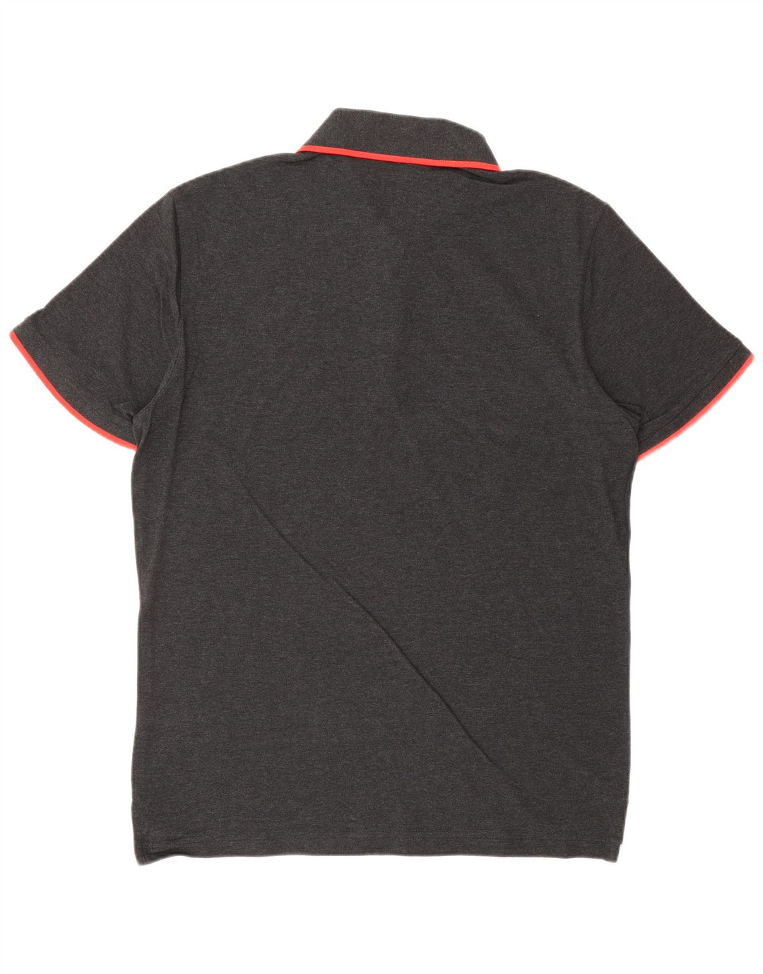 PUMA Mens Polo Shirt Medium Grey Cotton
