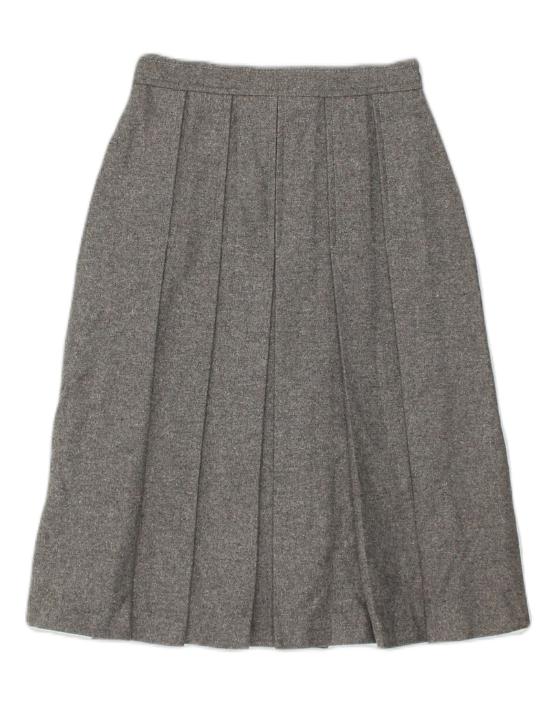 VINTAGE Girls Pleated Skirt 9-10 Years W22  Grey | Vintage Vintage | Thrift | Second-Hand Vintage | Used Clothing | Messina Hembry 