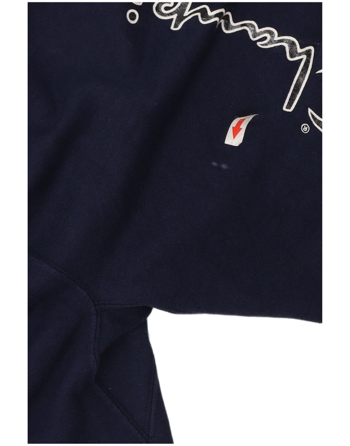 Champion Mens Graphic Sport Shorts Medium  Navy Blue Cotton