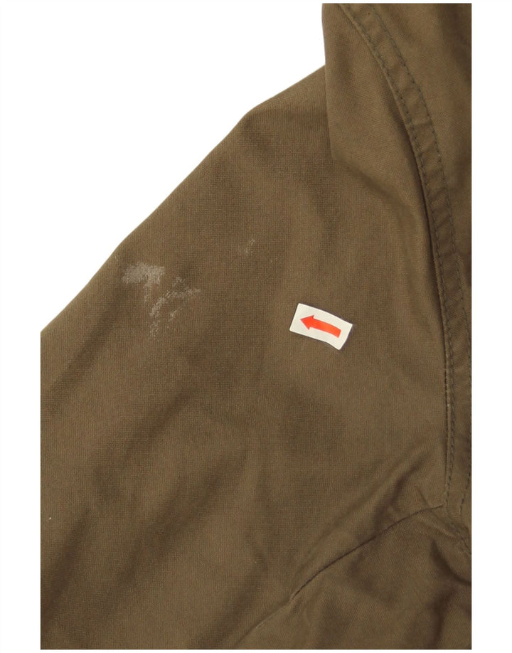 Superdry Mens Military Jacket UK 40 Large Khaki Cotton