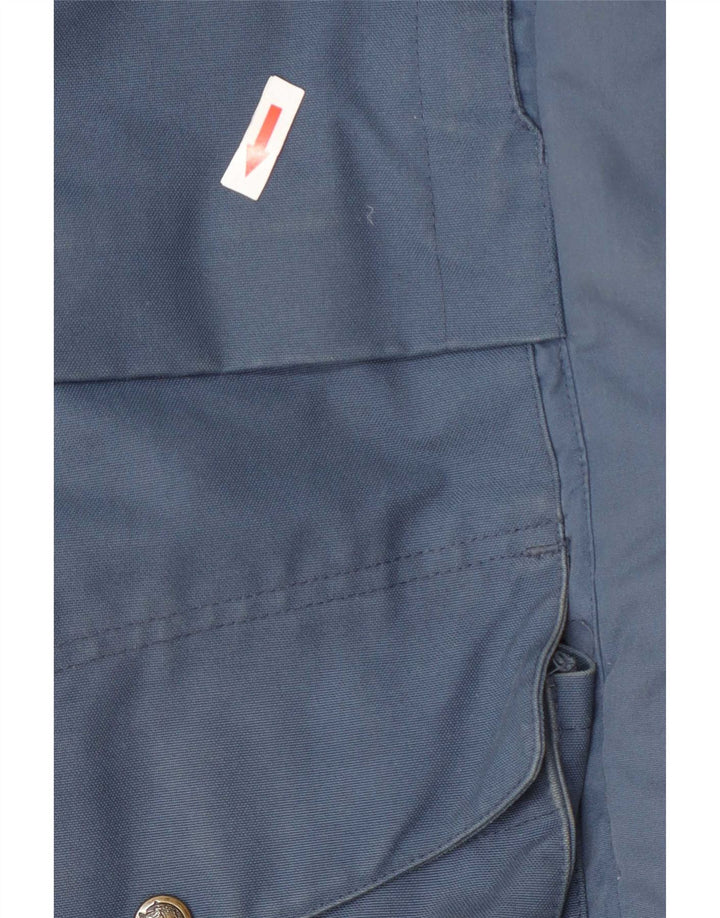 Fjall Raven Womens Hooded Parka Jacket UK 16 Large Blue Polyamide
