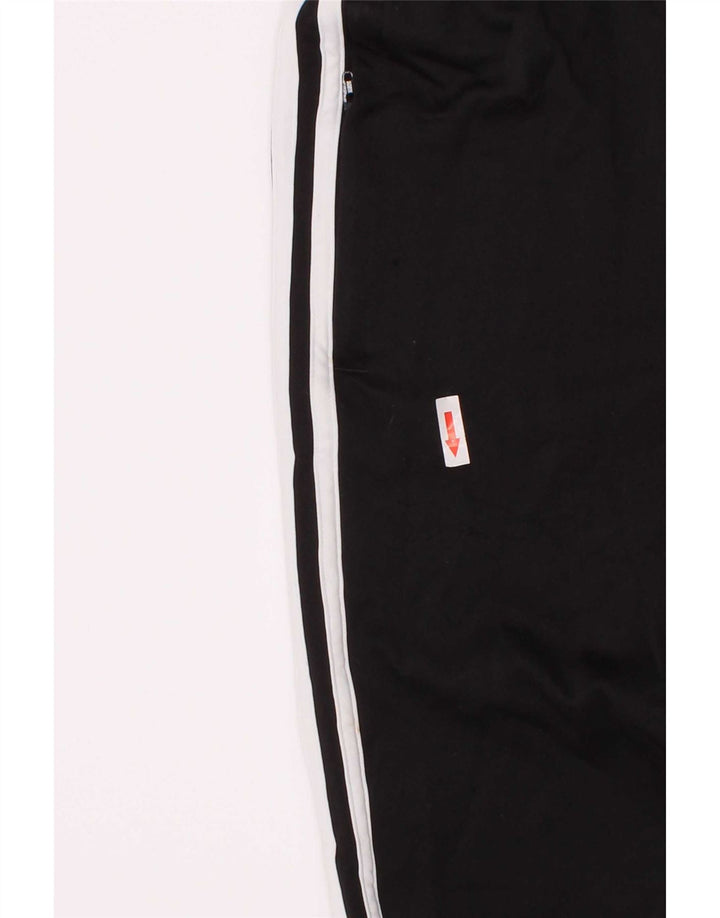 Adidas Boys Climalite Tracksuit Trousers 11-12 Years Black Polyester