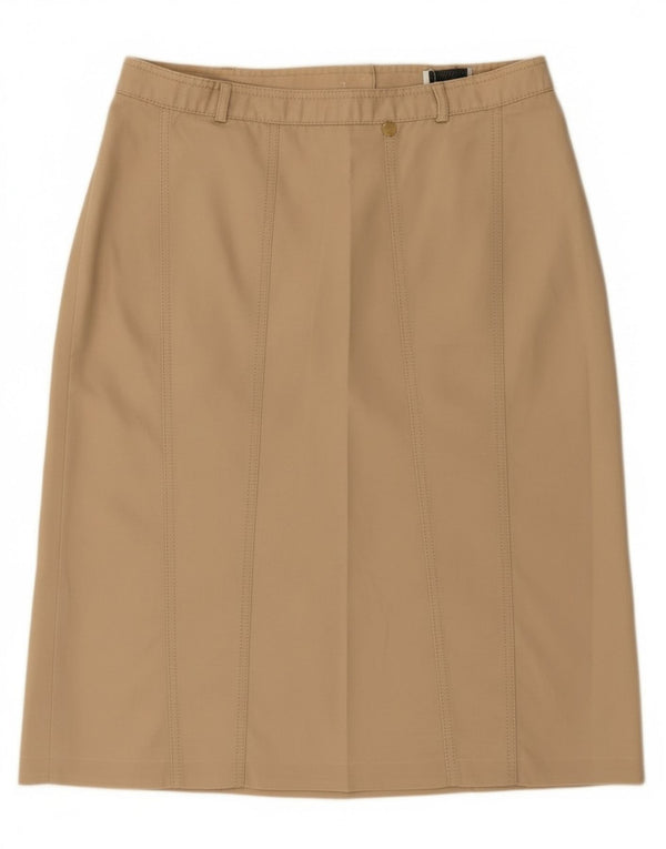 GF Ferre Womens Straight Skirt W30 Medium Beige