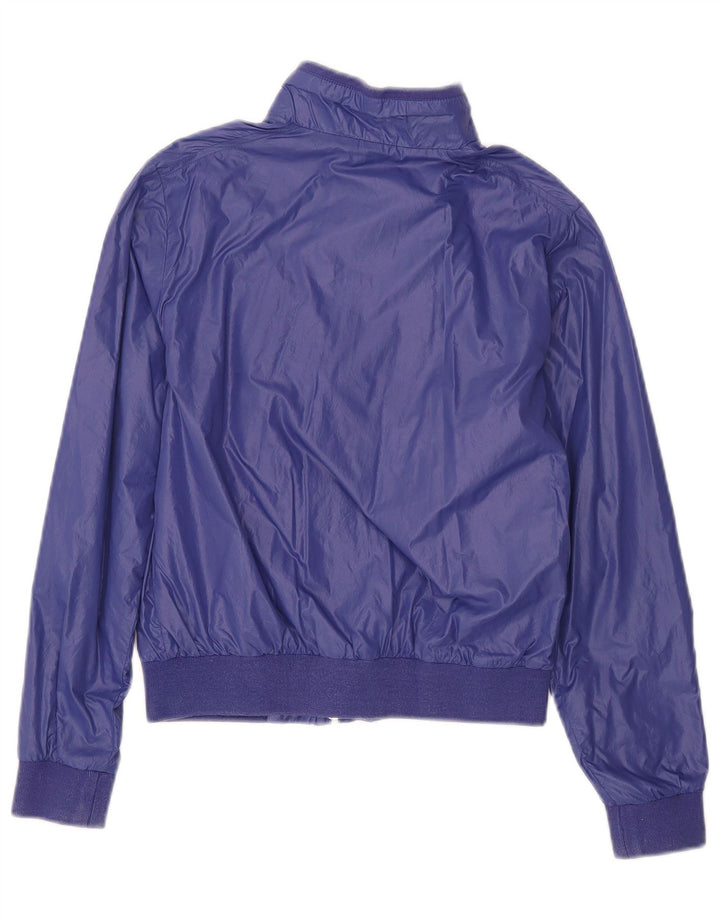 Moncler Girls Bomber Jacket 11-12 Years Blue Nylon
