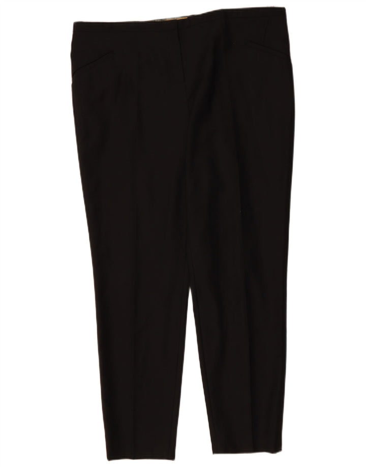 TED BAKER Womens Straight Casual Trousers W38 L29 Black