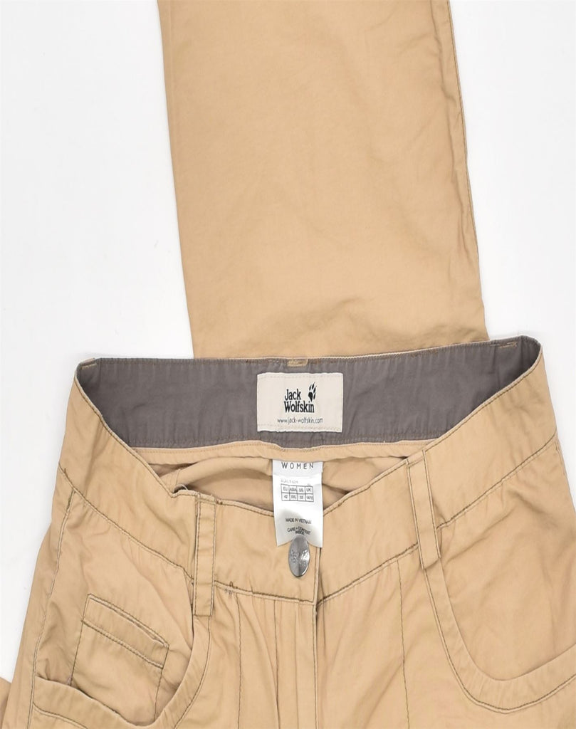 JACK WOLFSKIN Womens Straight Chino Trousers UK 14/16 Large W34 L32 Beige | Vintage | Thrift | Second-Hand | Used Clothing | Messina Hembry 