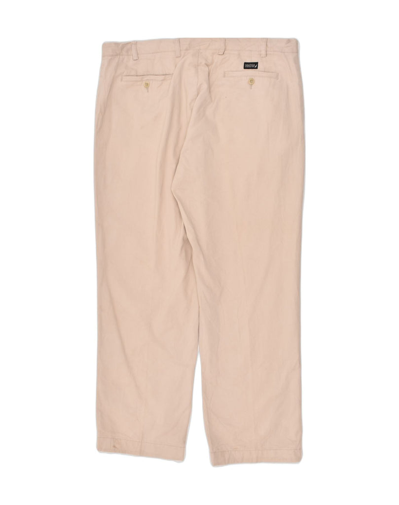 NAUTICA Mens Clipper Relaxed Fit Straight Chino Trousers W42 L32  Beige | Vintage Nautica | Thrift | Second-Hand Nautica | Used Clothing | Messina Hembry 