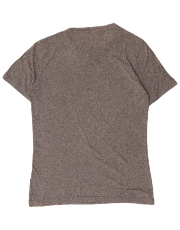 Puma Mens Graphic T-Shirt Top Small Grey Cotton