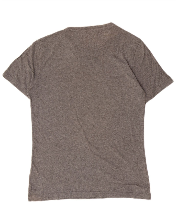 Puma Mens Graphic T-Shirt Top Small Grey Cotton