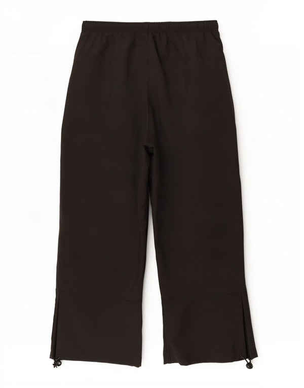 Nike Womens Capri Tracksuit Trousers UK 8/10 Small Black Polyester