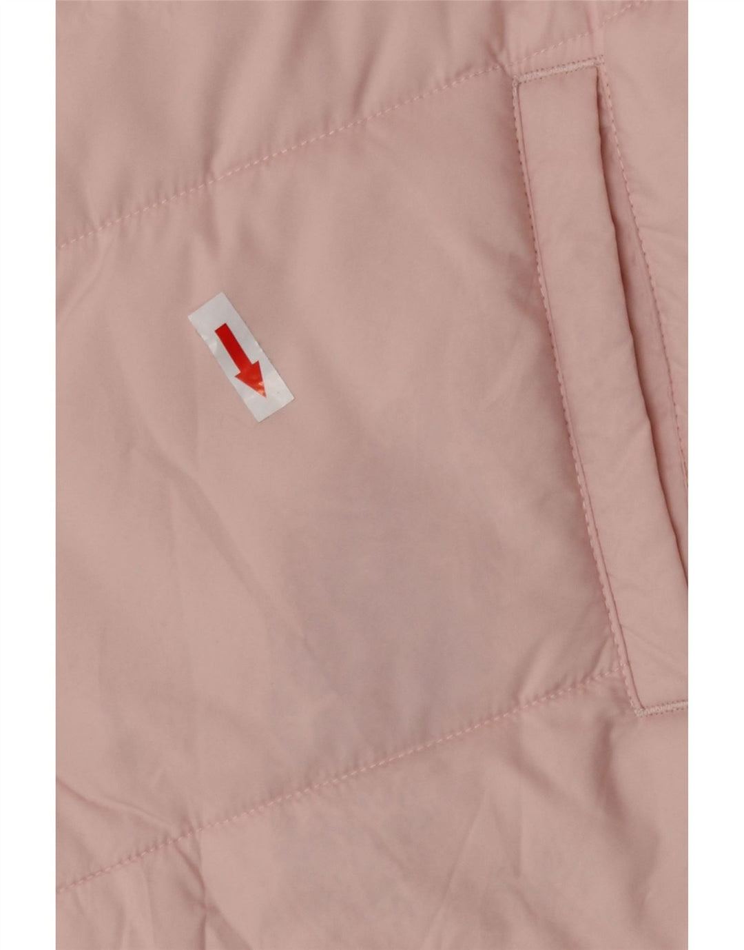 Puma Womens Hooded Padded Jacket UK 14 Medium Pink Polyester