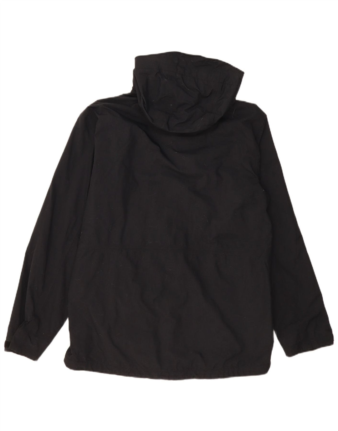 Columbia Mens Hooded Windbreaker Jacket UK 38 Medium Black Nylon
