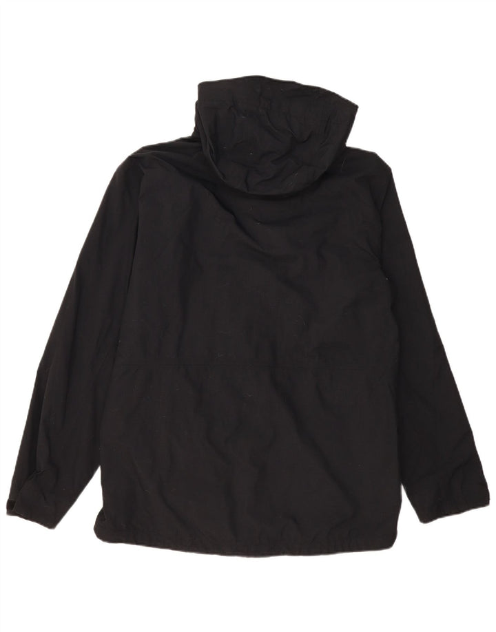 Columbia Mens Hooded Windbreaker Jacket UK 38 Medium Black Nylon