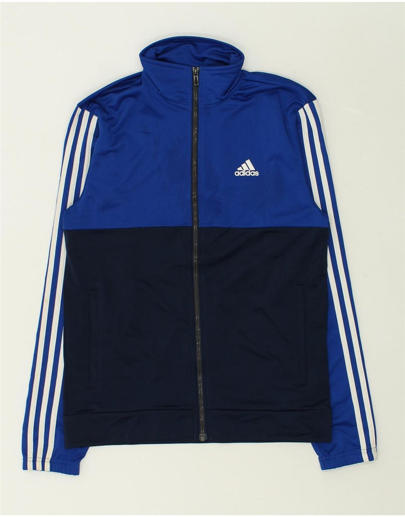 ADIDAS Mens Tracksuit Top Jacket Size 36/38 Small Blue Colourblock | Vintage Adidas | Thrift | Second-Hand Adidas | Used Clothing | Messina Hembry 