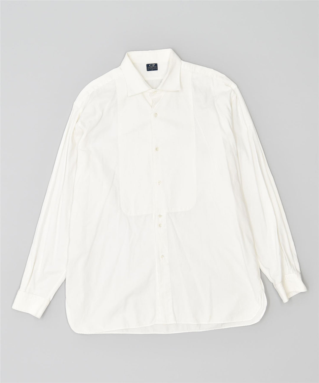 C.P. COLLECTION Mens Shirt Size 43 Large White Cotton Vintage