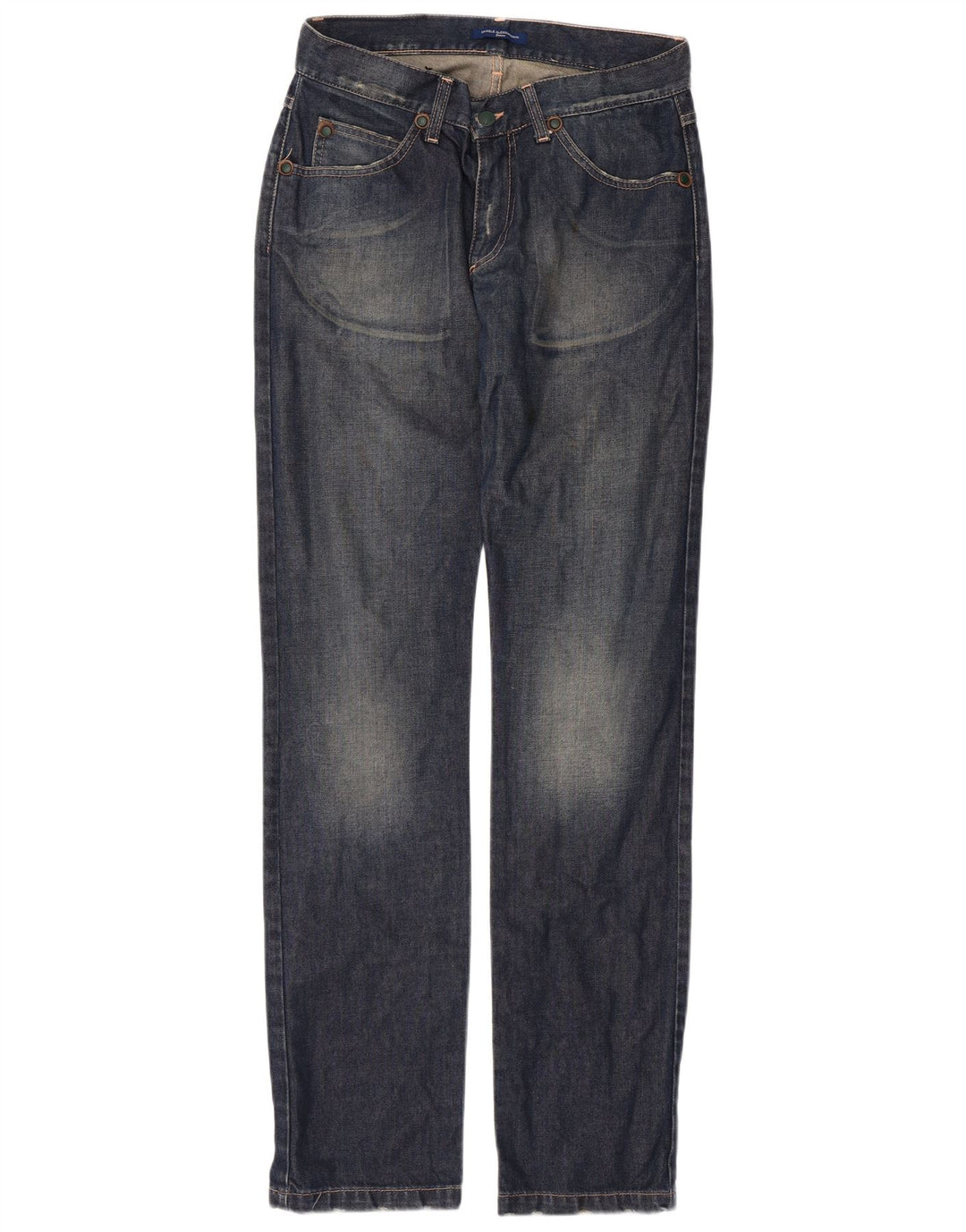 Daniele Alessandrini Womens Straight Jeans W31 L33 Blue Cotton