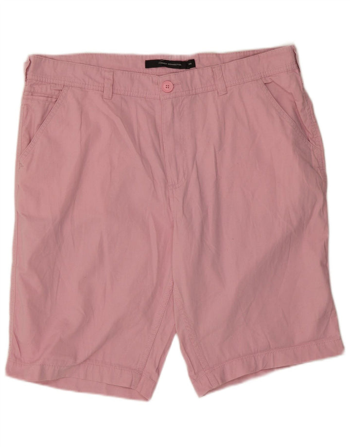 French Connection Mens Chino Shorts W38 XL  Pink Cotton