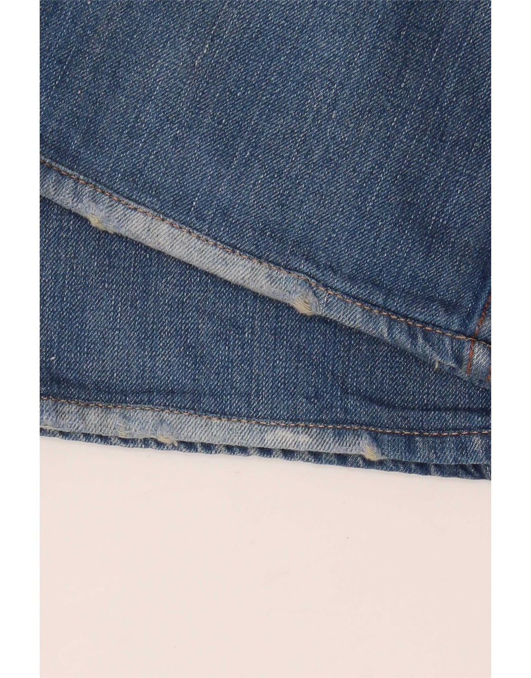 Meltin' Pot Womens Straight Jeans W26 L32 Blue Cotton