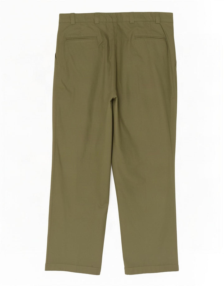 Pierre Cardin Mens Pegged Suit Trousers W40 L31 Khaki