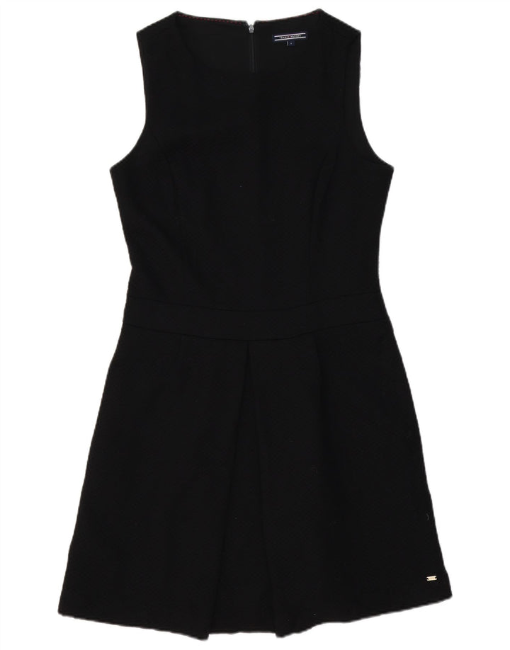 Tommy Hilfiger Womens Sleeveless A-Line Dress US 8 Medium Black Polyester