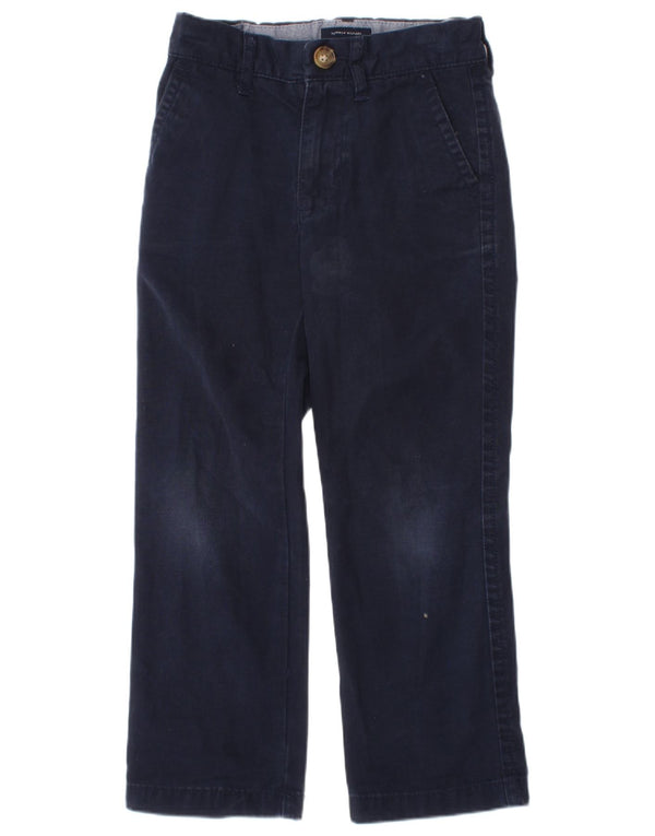 Tommy Hilfiger Boys Straight Chino Trousers 3-4 Years W20 L18 Navy Blue