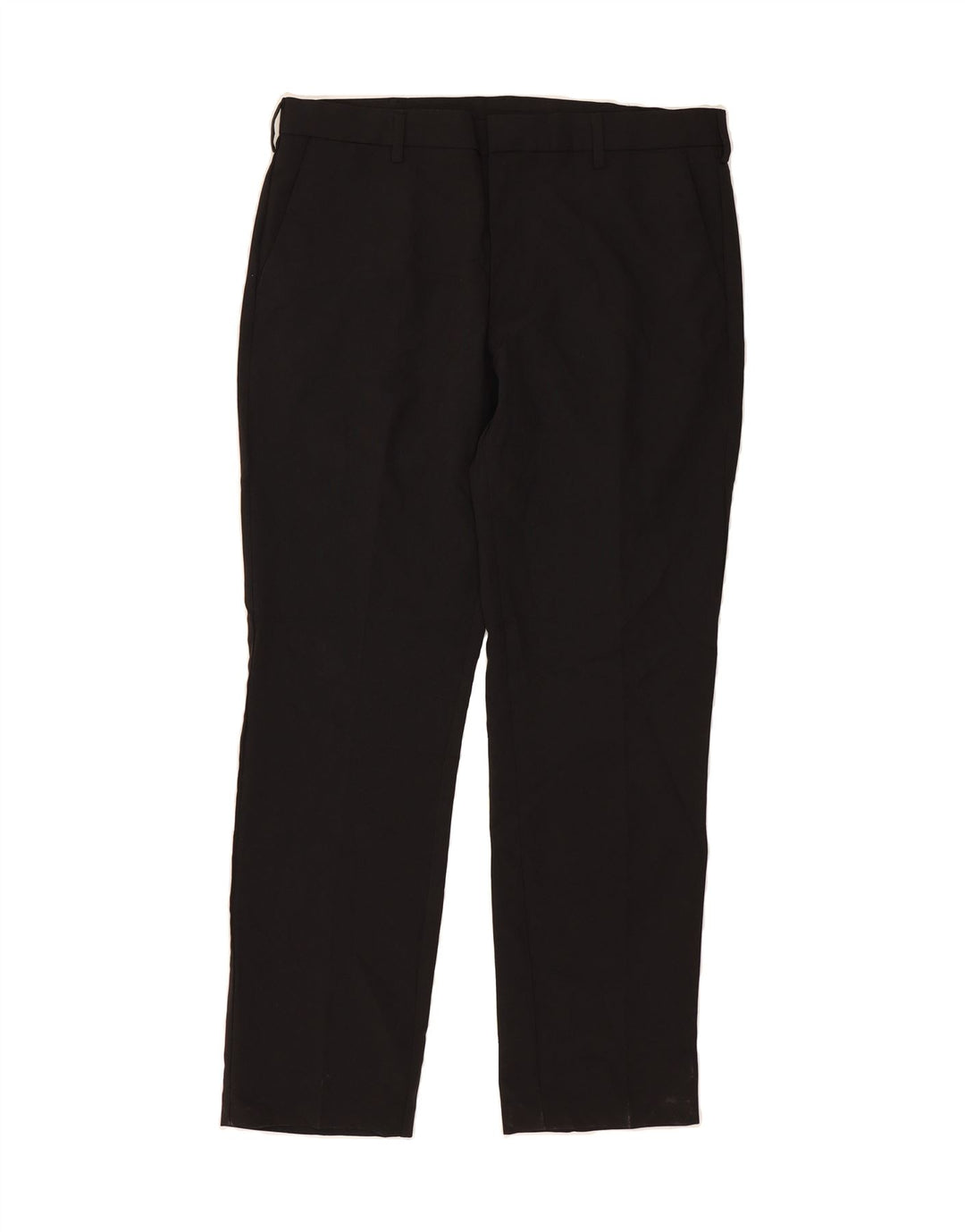 IZOD Mens Slim Suit Trousers W36 L32 Black Polyester Vintage Izod and Second-Hand Izod from Messina Hembry 