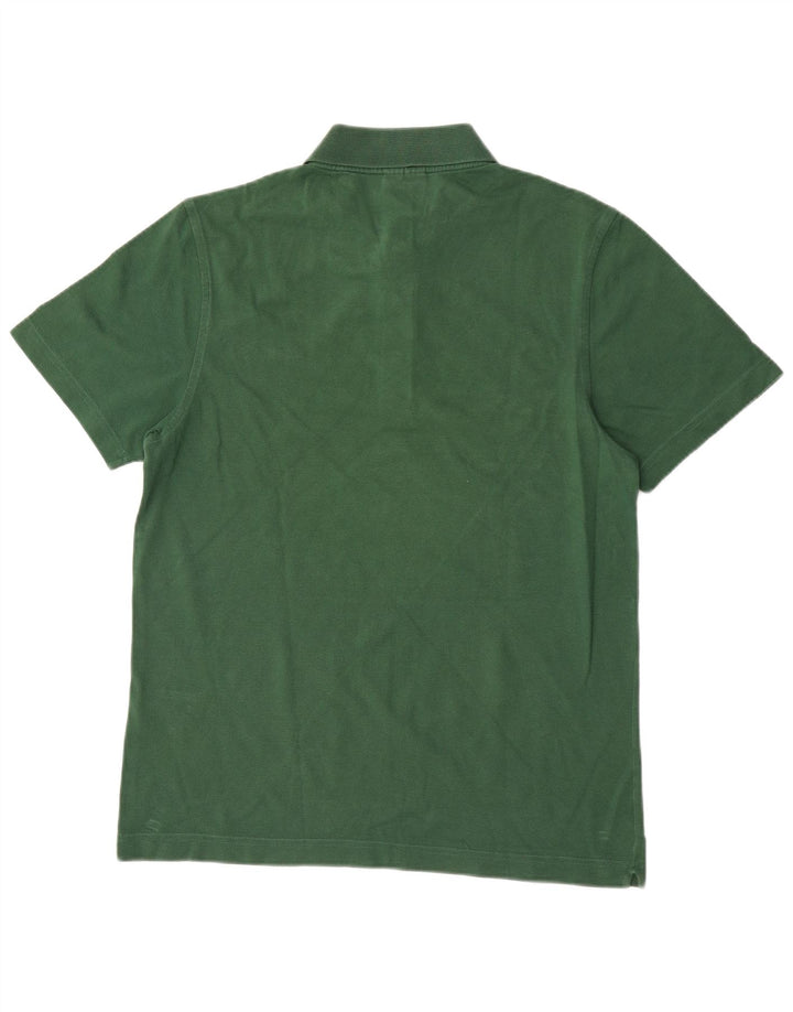 Lacoste Mens Polo Shirt Size 4 Medium Green Cotton