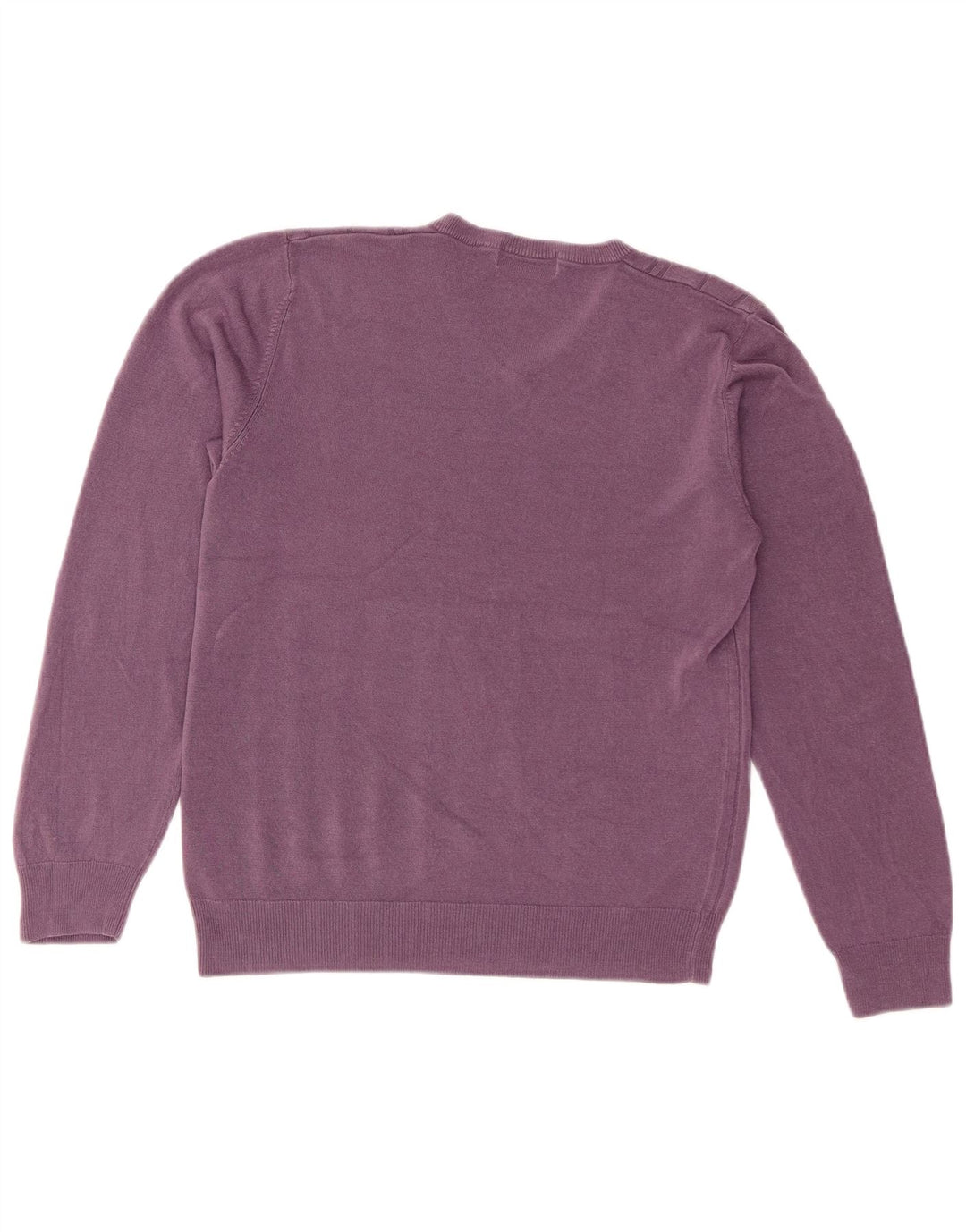 Marks & Spencer Womens V-Neck Jumper Sweater UK 14 Medium Purple