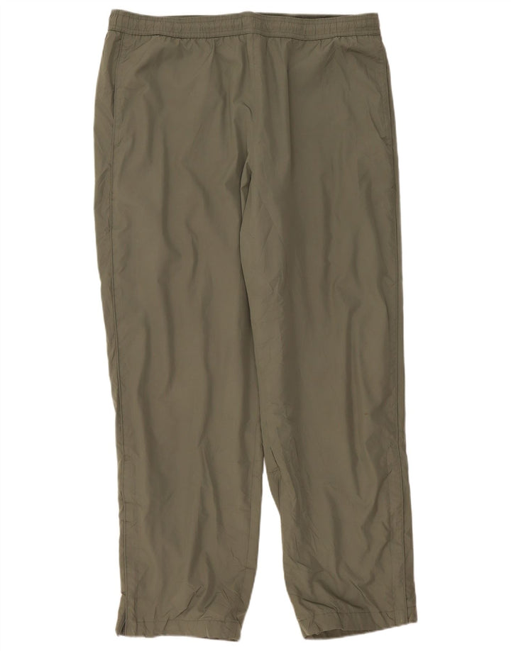 Izod Mens Tracksuit Trousers Large Khaki Polyester