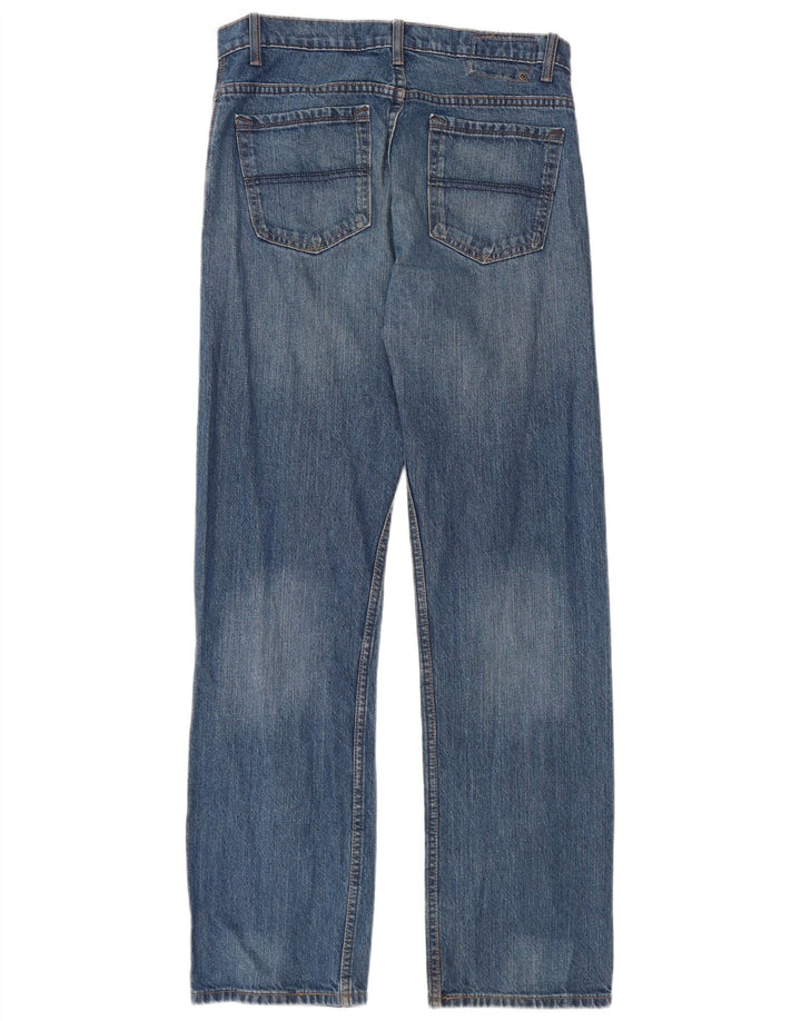 Marks & Spencer Mens Blue Harbour Straight Jeans W32 L33 Blue Cotton