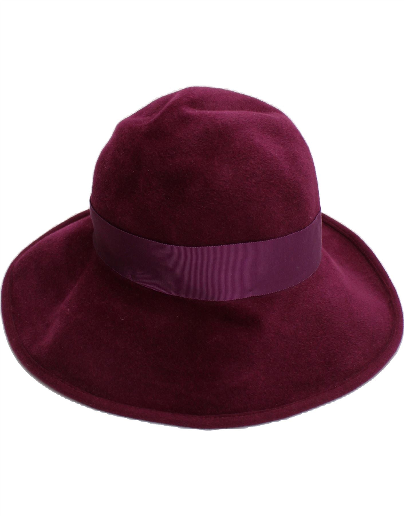 Hat Fedora Designer Unisex Purple 100% hotsell Handmade Rabbit Fur