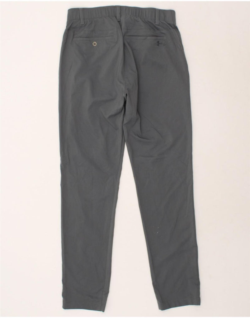 UNDER ARMOUR Mens Skinny Chino Trousers W32 L32  Grey Nylon | Vintage Under Armour | Thrift | Second-Hand Under Armour | Used Clothing | Messina Hembry 