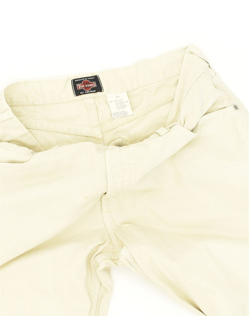 COLMAR Mens Straight Jeans W33 L33 Off White Cotton | Vintage Colmar | Thrift | Second-Hand Colmar | Used Clothing | Messina Hembry 