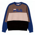 Fila Mens Graphic Sweatshirt Jumper Small Multicoloured Colourblock Cotton
