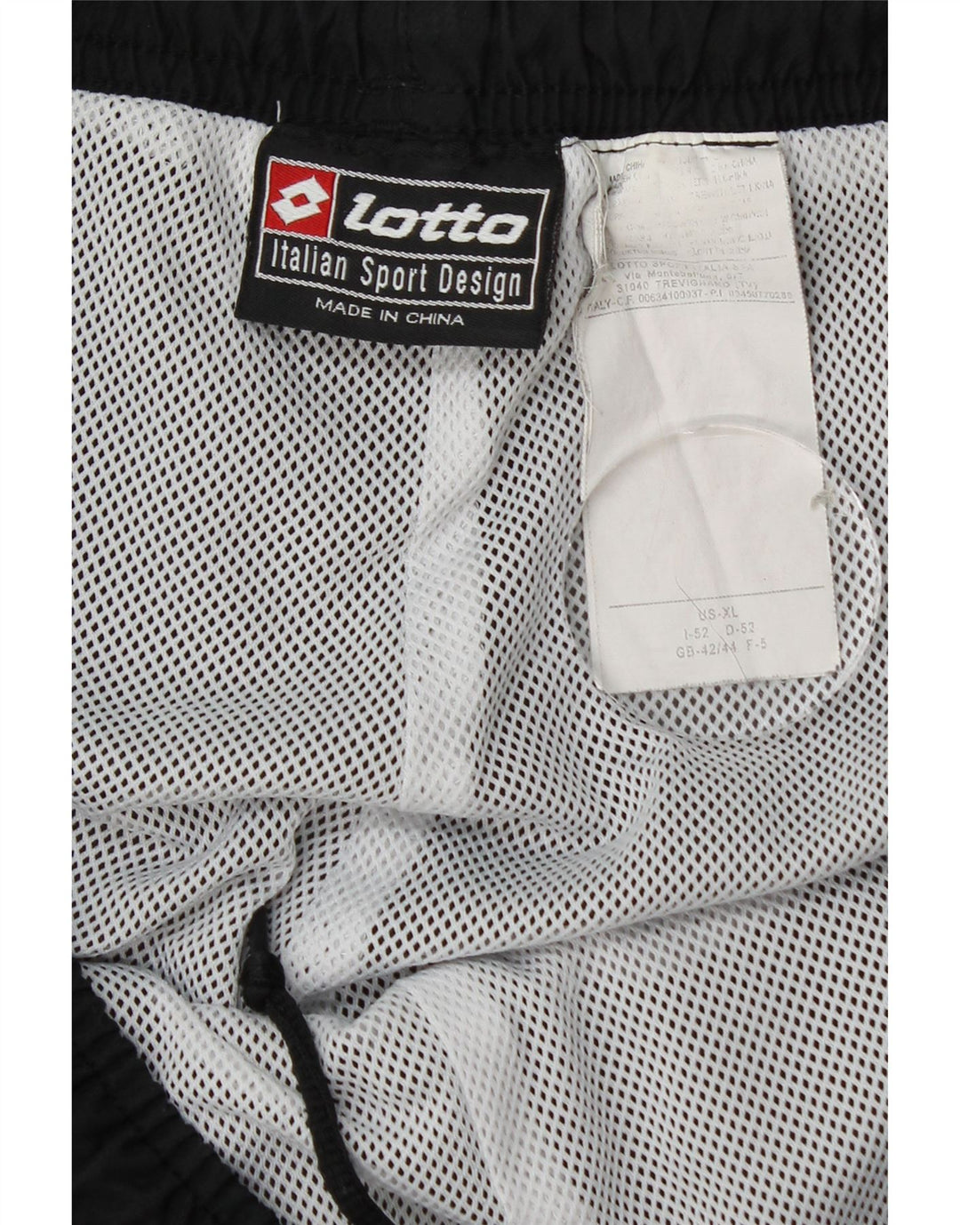 Lotto Mens Tracksuit Trousers UK 42/44 XL  Black Polyester