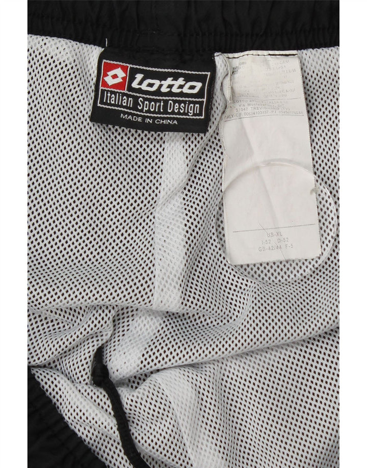 Lotto Mens Tracksuit Trousers UK 42/44 XL  Black Polyester