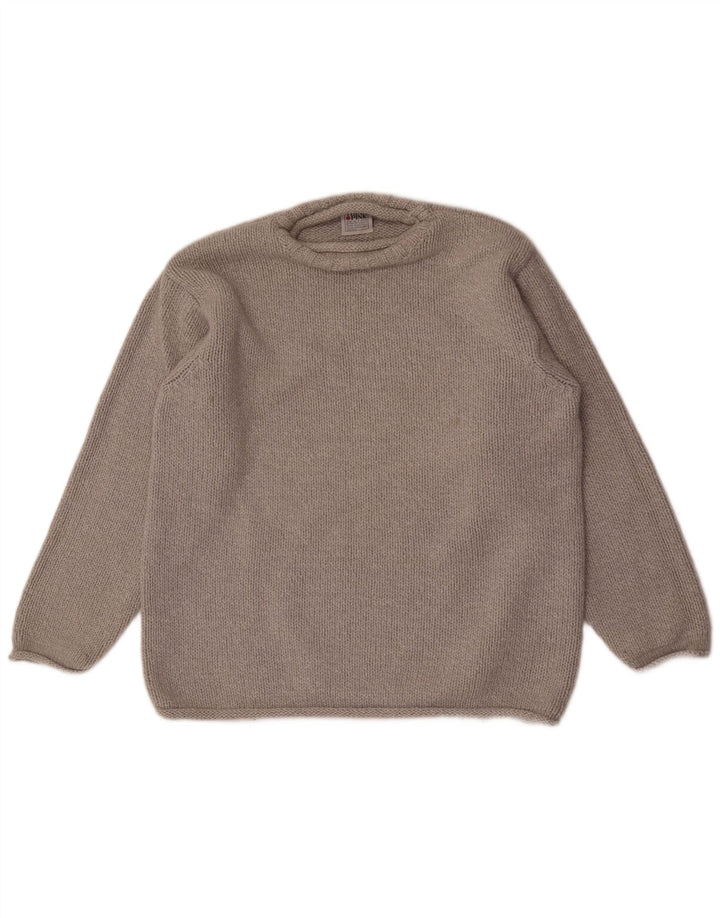 Think Pink Mens Crew Neck Jumper Sweater IT 52 Large Grey