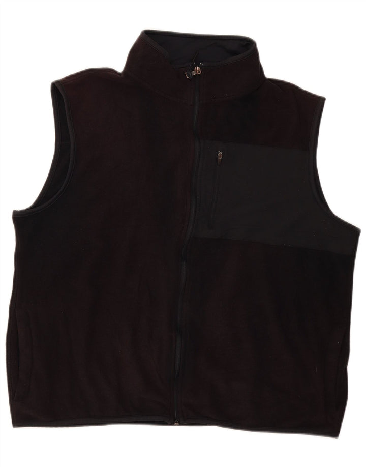 Marks & Spencer Mens Fleece Gilet UK 40 Large Black