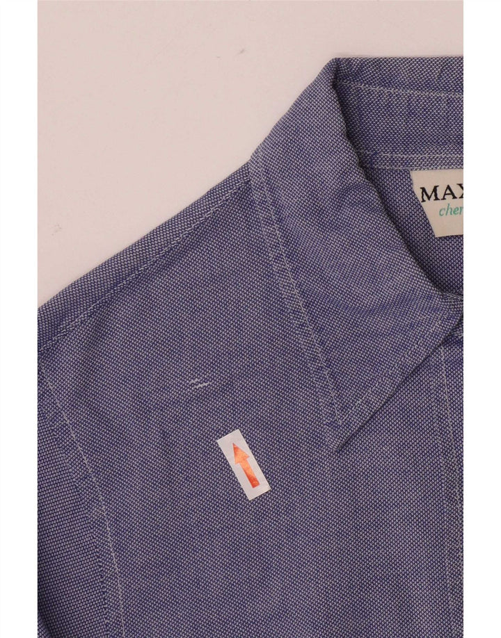 Max & Co. Womens Shirt UK 12 Medium Blue Cotton