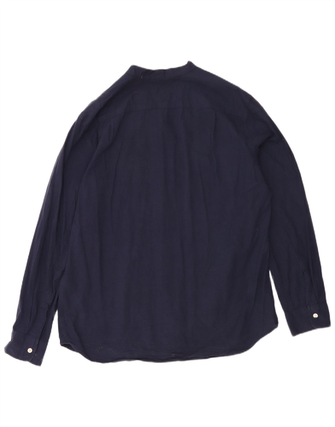 Levi's Mens Standard Shirt Large Navy Blue Cotton