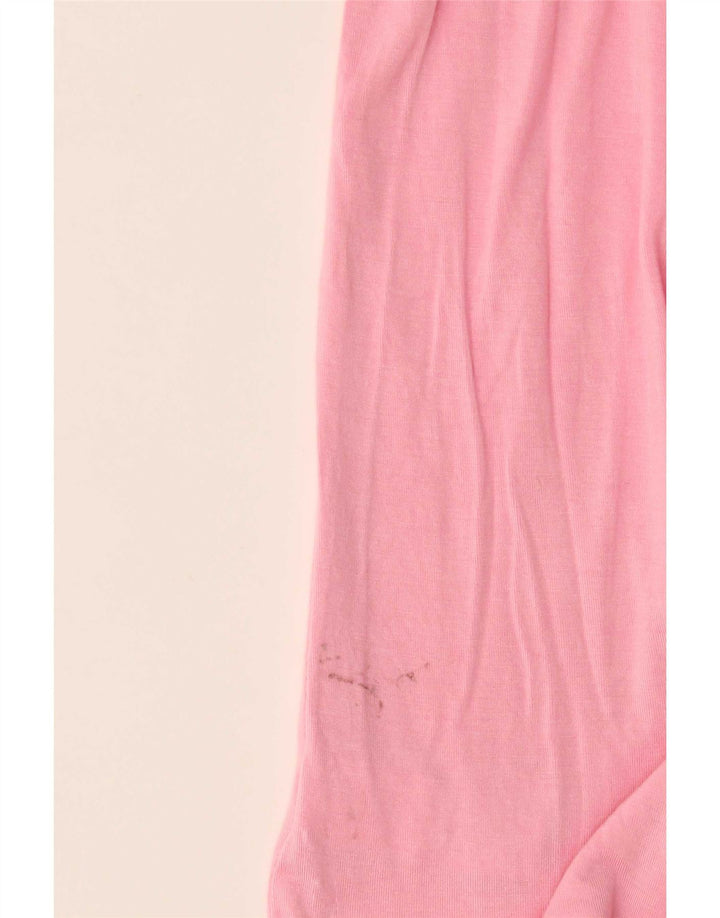 Gap Womens T-Shirt Top UK 10 Small Pink Rayon